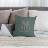 Custom Blue Green Dark Grey Pillowcase