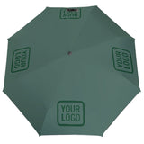 Custom Blue Green Green Automatic Umbrella