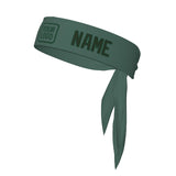 Custom Blue Green Dark Green Headband