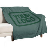 Custom Blue Green Green Blanket