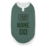 Custom Blue Green Dark Green Pet Vest