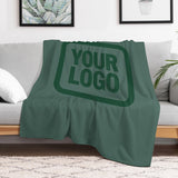 Custom Blue Green Green Blanket