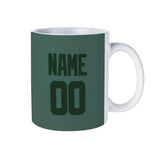 Custom Blue Green Dark Green Mug