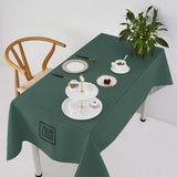 Custom Blue Green Green Square Table Cloth