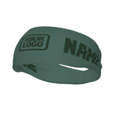 Custom Blue Green Dark Green Sports headband