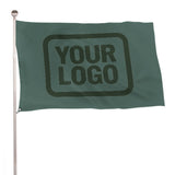 Custom Blue Green Dark Green Flag
