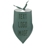 Custom Blue Green Dark Green Pet Scarf