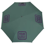 Custom Blue Green Purple Automatic Umbrella