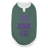 Custom Blue Green Light Purple Pet Vest