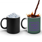 Custom Blue Green Light Purple Magic Mug