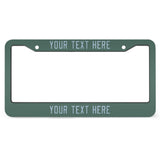 Custom Blue Green Light Blue License Plate Frame