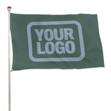 Custom Blue Green Light Blue Flag