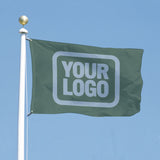 Custom Blue Green Light Blue Flag