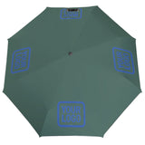 Custom Blue Green Sky Blue Automatic Umbrella