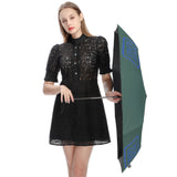 Custom Blue Green Sky Blue Automatic Umbrella