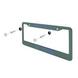 Custom Blue Green Sky Blue License Plate Frame