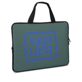 Custom Blue Green Sky Blue Laptop Bag