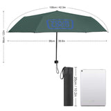 Custom Blue Green Sky Blue Automatic Umbrella