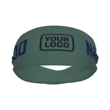 Custom Blue Green Navy Sports headband