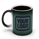 Custom Blue Green Navy Magic Mug