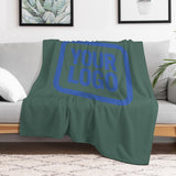 Custom Blue Green Sky Blue Blanket