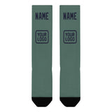 Custom Blue Green Navy Knee-High Sock