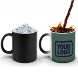 Custom Blue Green Navy Magic Mug