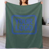 Custom Blue Green Sky Blue Blanket