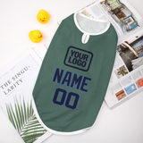 Custom Blue Green Navy Pet Vest