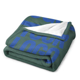 Custom Blue Green Sky Blue Blanket
