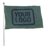 Custom Blue Green Blue Flag
