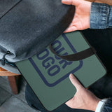 Custom Blue Green Blue Laptop Bag