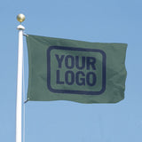 Custom Blue Green Blue Flag