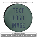 Custom Blue Green Blue Truck Tires