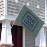 Custom Blue Green Blue Flag