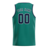 Custom Blue Green & Blue Colors Design Sports Basketball Jersey