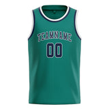 Custom Blue Green & Blue Colors Design Sports Basketball Jersey