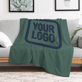 Custom Blue Green Blue Blanket