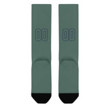 Custom Blue Green Blue Green Knee-High Sock