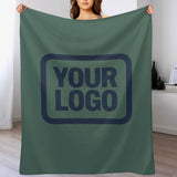Custom Blue Green Blue Blanket