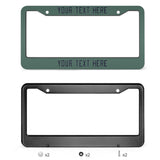 Custom Blue Green Navy License Plate Frame