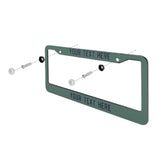Custom Blue Green Navy License Plate Frame