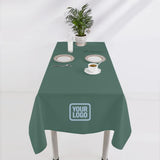 Custom Blue Green Navy Square Table Cloth