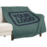 Custom Blue Green Navy Blanket