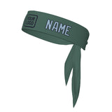 Custom Blue Green Light Blue Headband