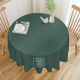 Custom Blue Green Light Blue Round Table Cloth