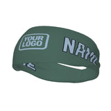 Custom Blue Green Light Blue Sports headband
