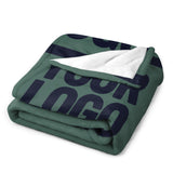 Custom Blue Green Navy Blanket