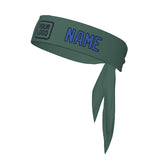 Custom Blue Green Sky Blue Headband