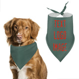 Custom Blue Green Orange Red Pet Scarf
